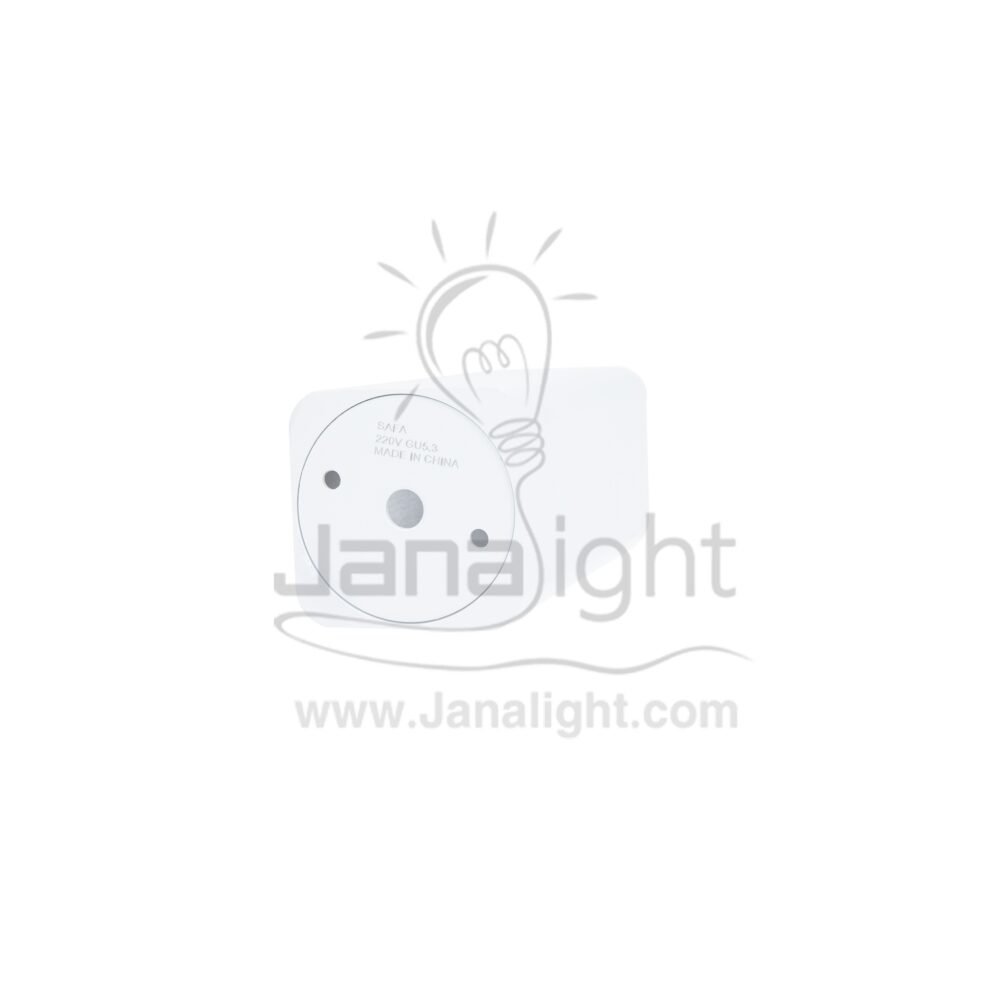 فريم سبوت سلندر فارغ مربع 15سم ابيض حلق ابيض cylinder downlight frame Square white-white 15cm